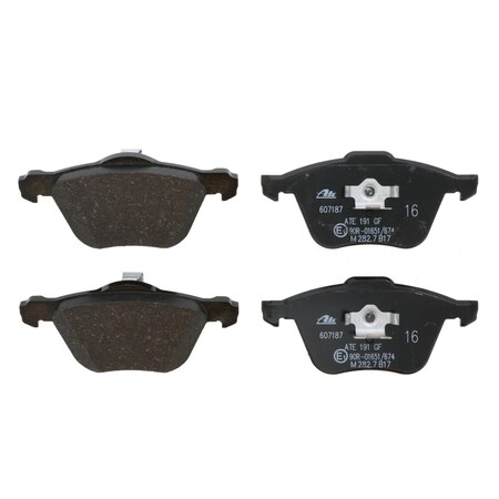 Ate Brake Pad Set, 607187 607187